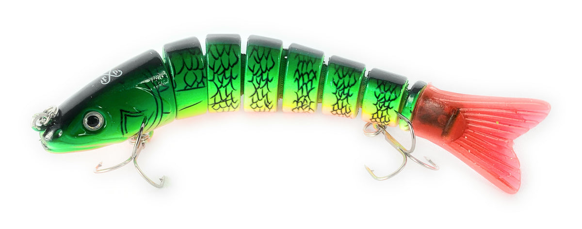 5 Pcs Bionic Swimming Fishing Lures - 3.9" Multi-Jointed Swimbaits, Slow Sinking, With Tackle Box For Bass, Pike, Trout - View #6