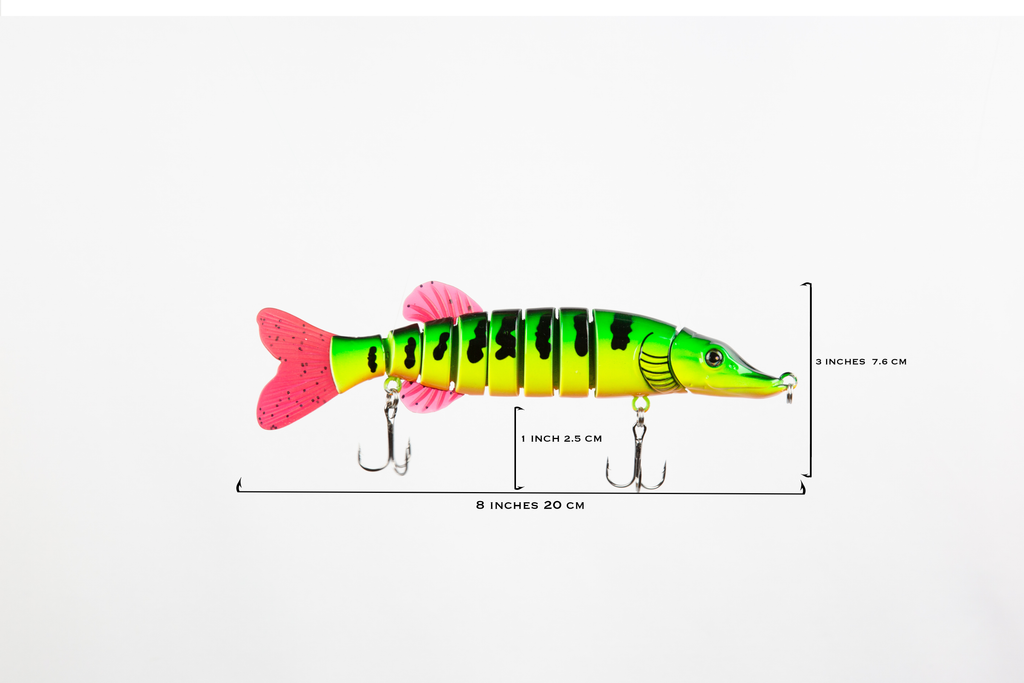 Swim Bait 8.25" Pike 9 Segments CAMBO BIG MO