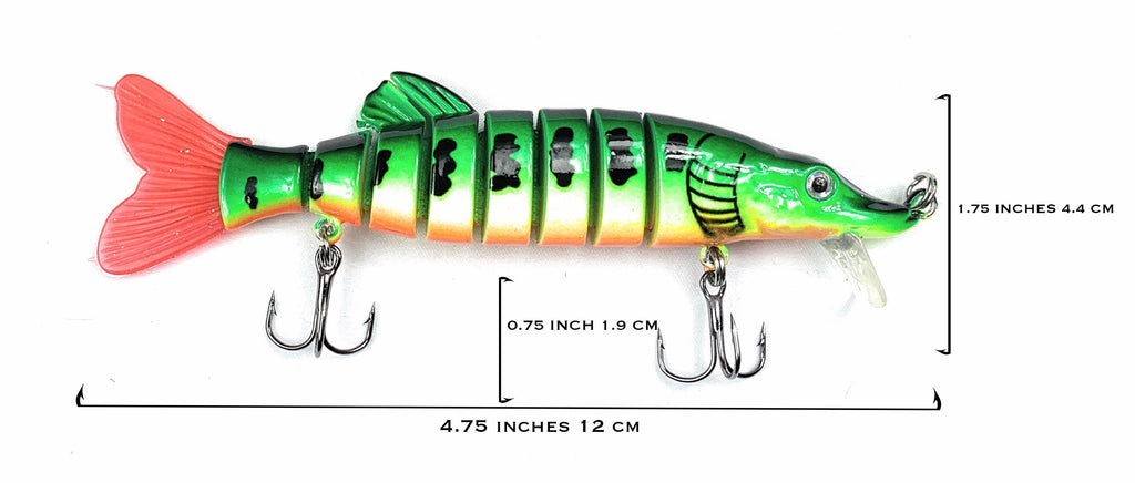 Swim Bait 4.75" Pike 8 Segments CAMBO MEEMO