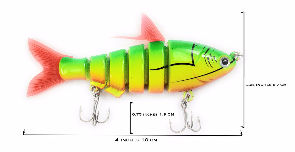 Swim Bait 4" Sun Fish 6 Segment CAMBO LOU