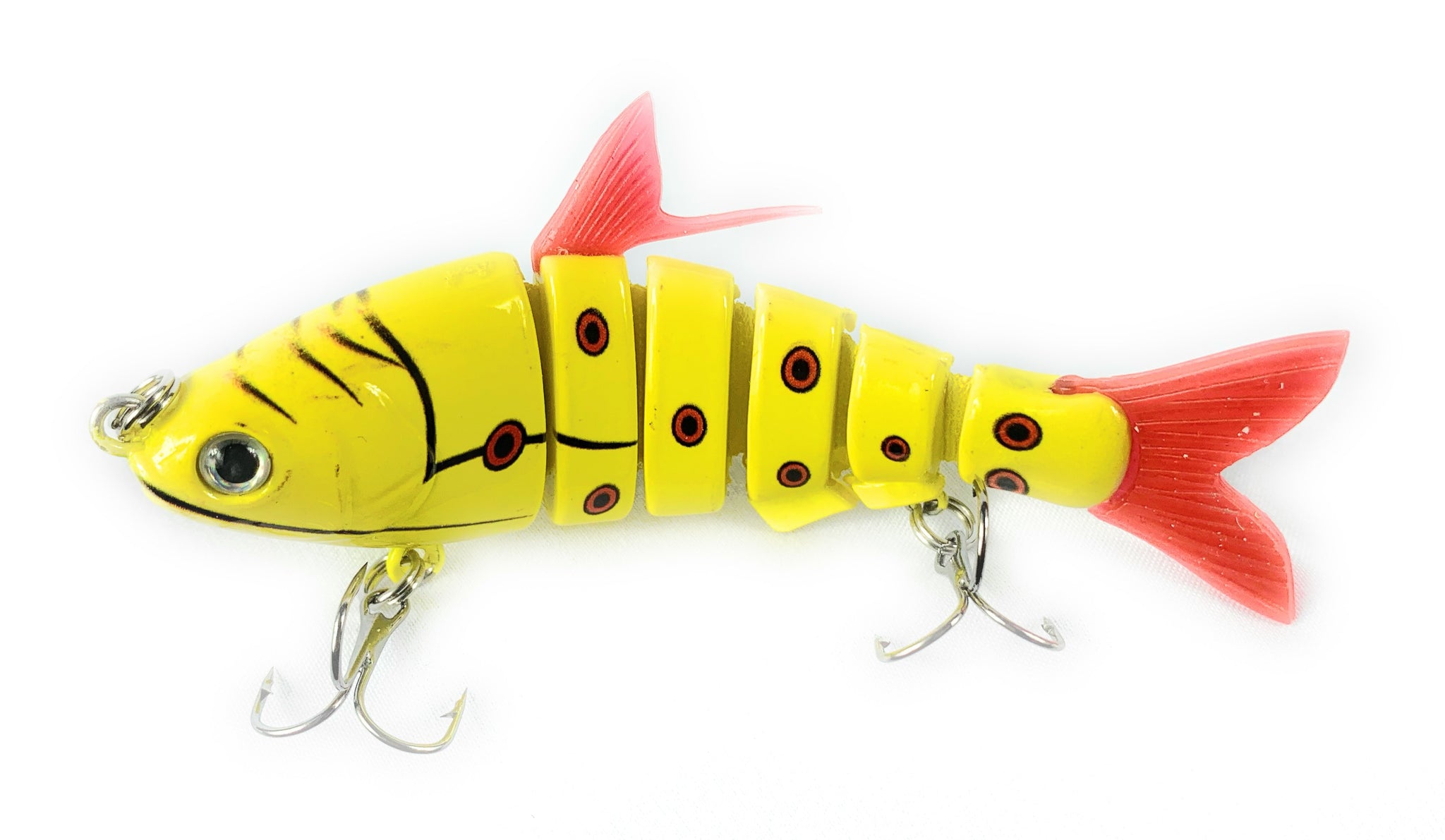 Swim Bait 4 Sun Fish 6 Segment Lucky LOU crank bait, fishing lure, tough  tackle, father pike, pike fishing – Father Pike