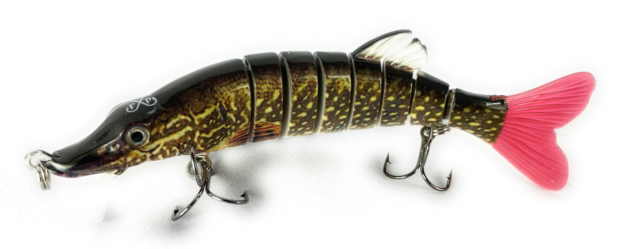 Swim Bait 4.75" Pike 8 Segments Authentic MEEMO crank bait, fishing lure, tough tackle, father pike, pike fishing Father Pike Swim Bait 4.75" Pike 8 Segments Authentic MEEMO crank bait, fishing lure, tough tackle, father pike, pike fishing Father Pike