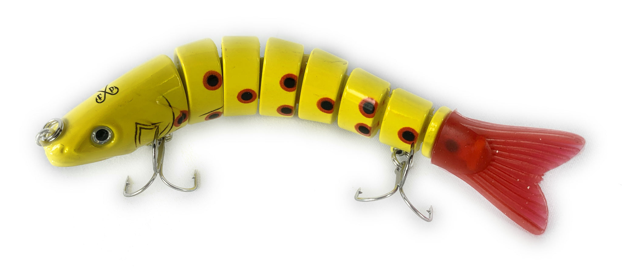 Swim Bait 5.5 Trout Bait 8 Segments Lucky NICKY fishing lure crank bait –  Father Pike