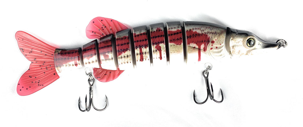 Swim Bait 8.25" Pike 9 Segments ZOMBIE BIG MO