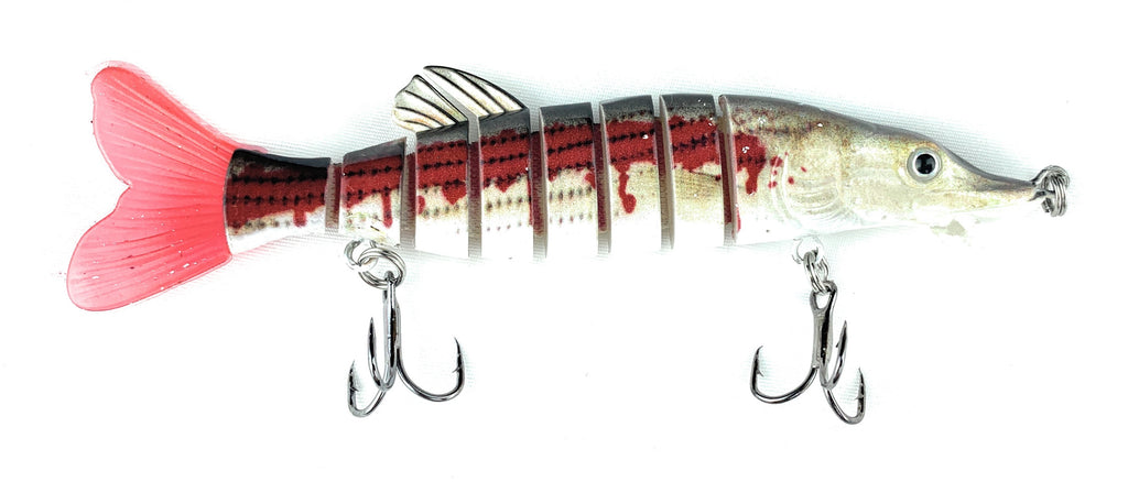 Swim Bait 4.75" Pike 8 Segments ZOMBIE MEEMO