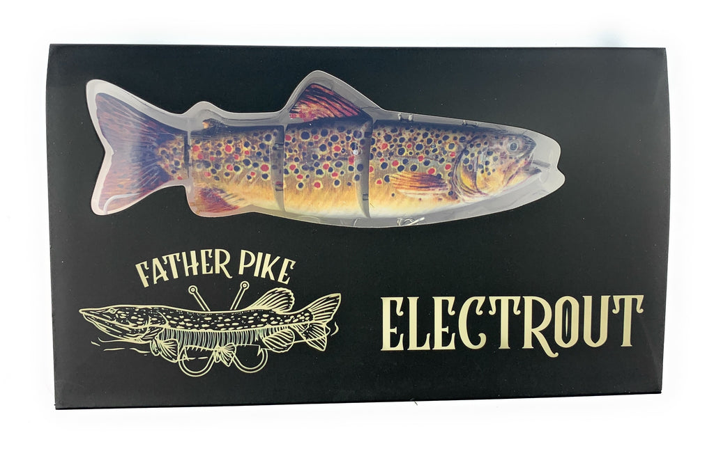 Father Pike 5 inch SPOTTED BROWN ELECTROUT