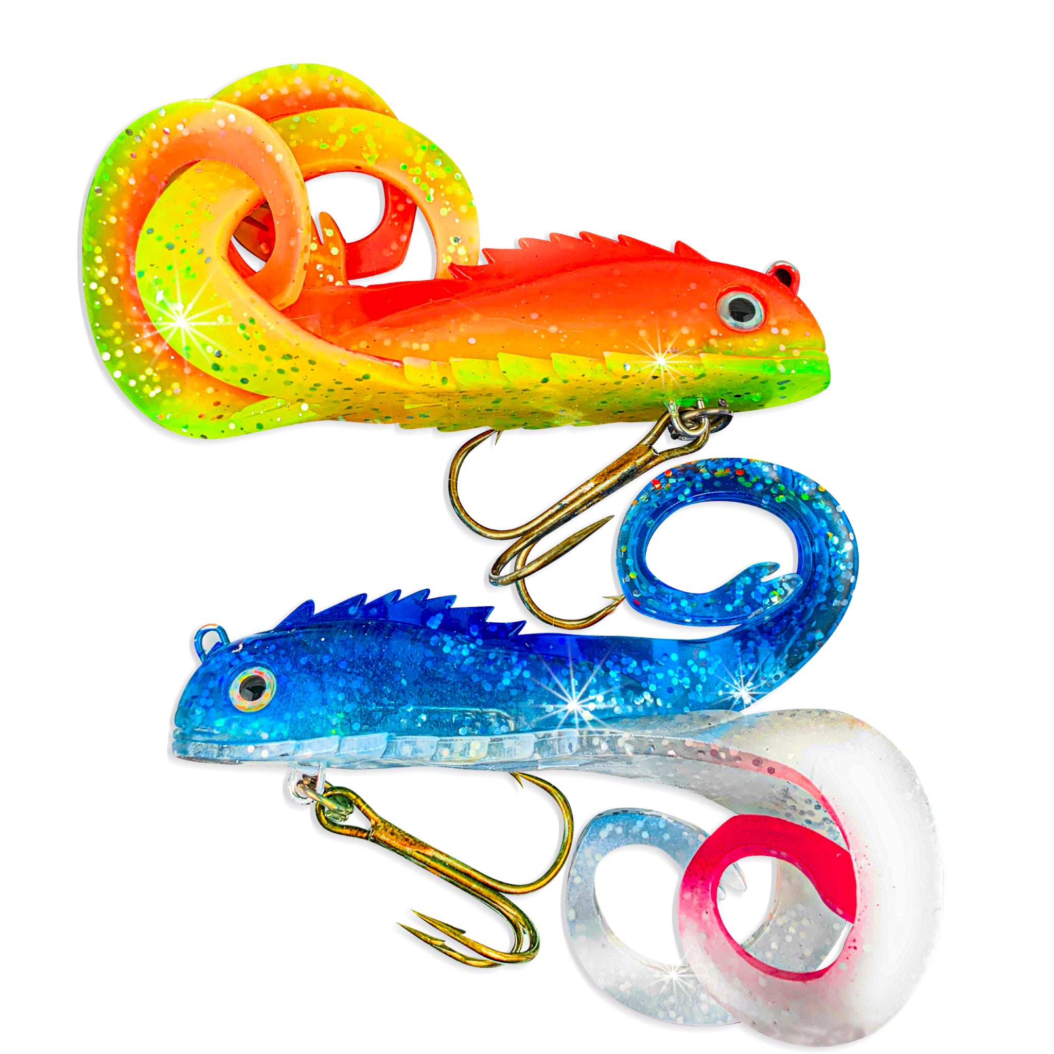 Squidworx 3 tail Pike Slayer Twin Pack – Father Pike