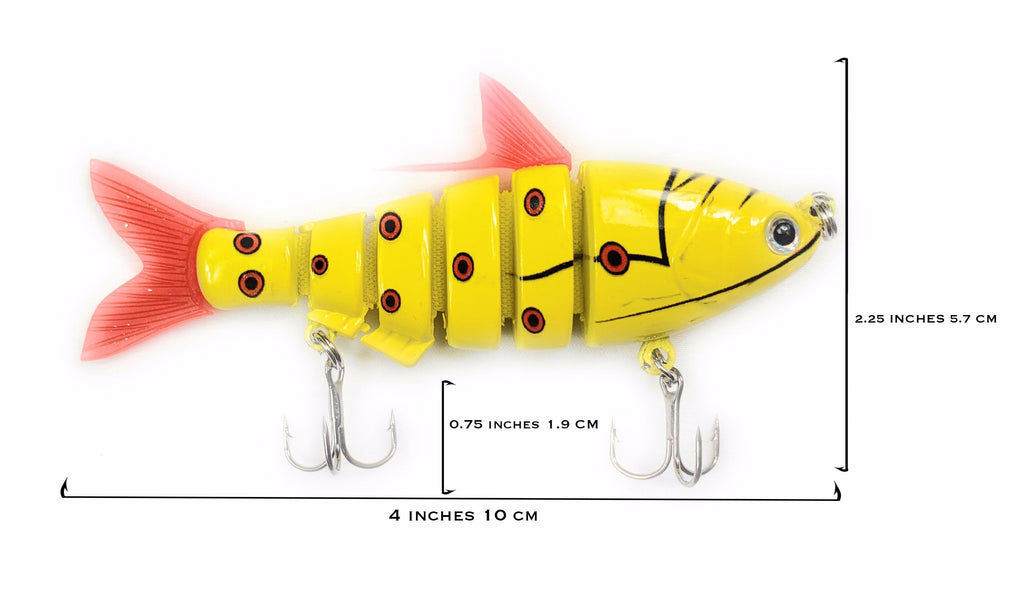 Swim Bait 4" Sun Fish 6 Segment LUCKY LOU