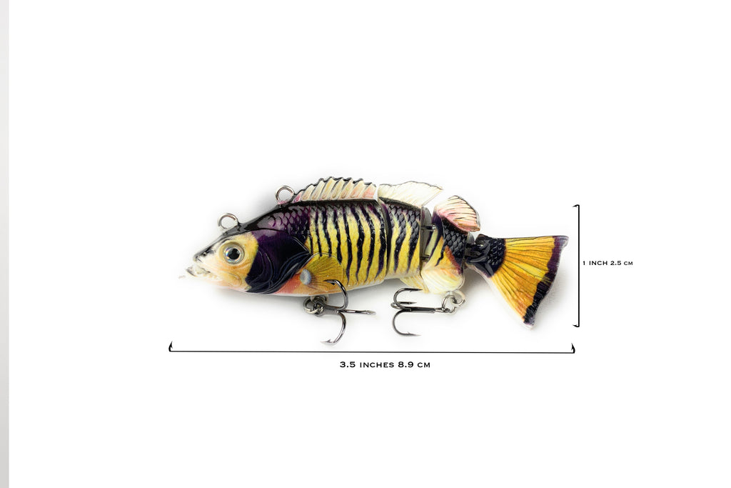 Father Pike 3.5 inch PURPLE YELLOW ELECTROUT MINI