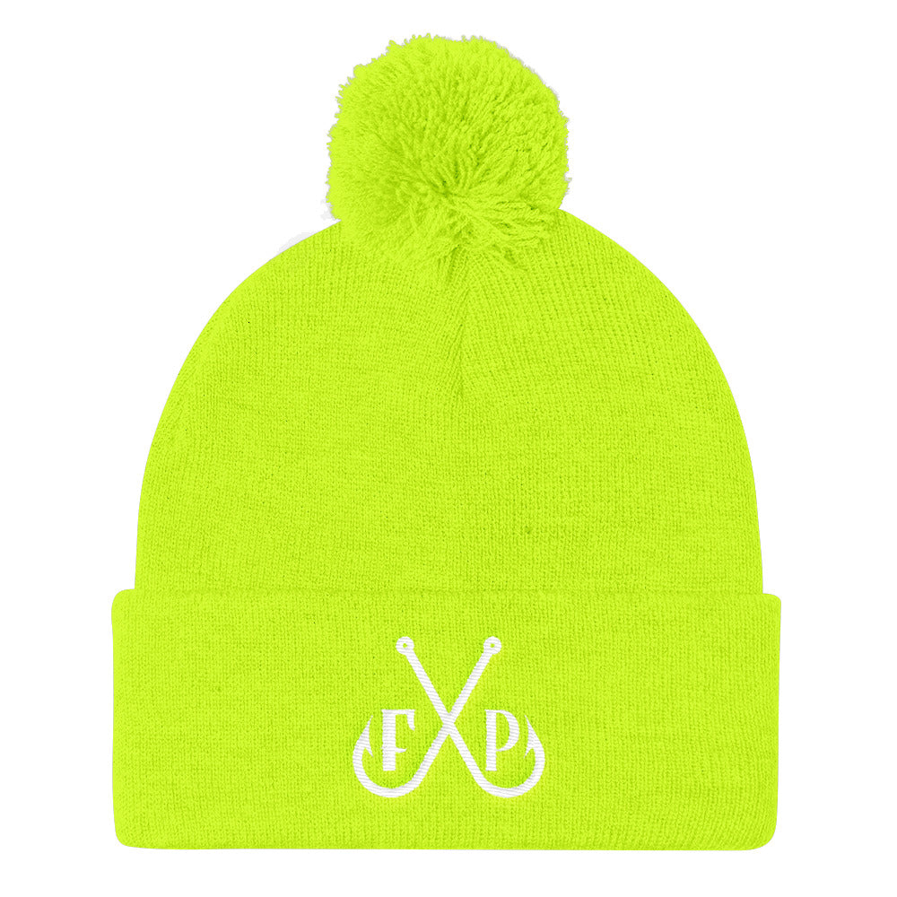 Pom Pom Knit Cap